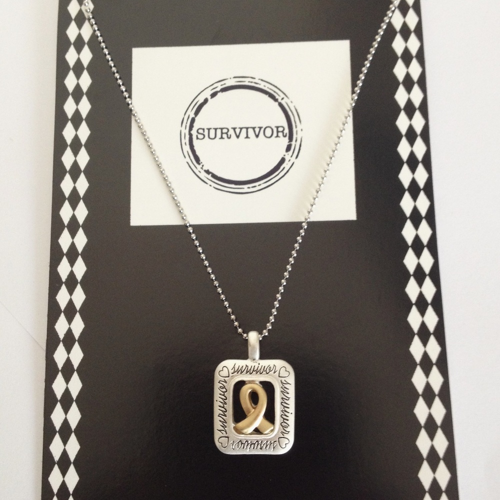 "SURVIVOR" Inspirational CHARM Pendant NECKLACE
